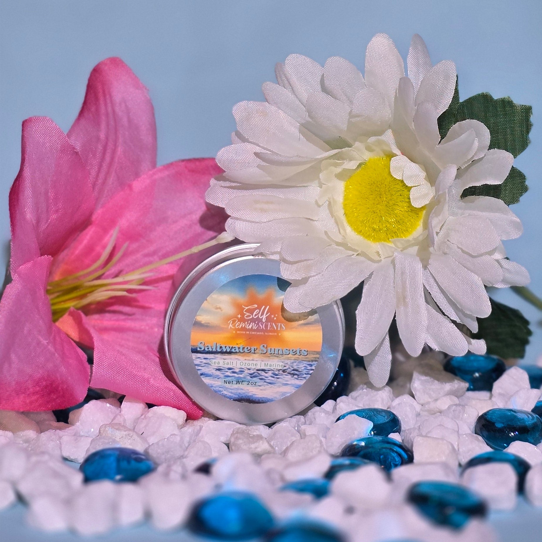 2oz Candle Saltwater Sunsets