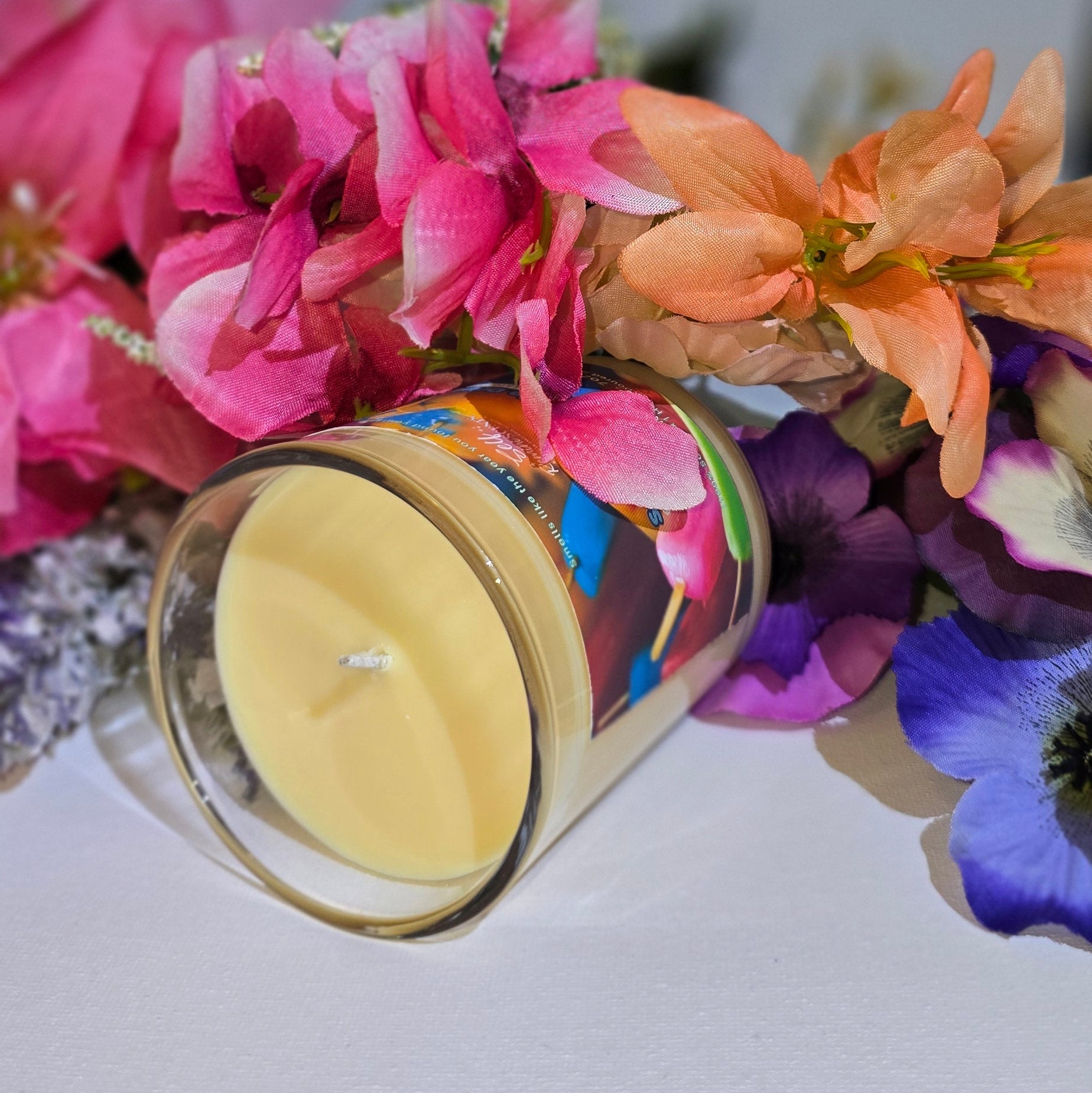 Summer Popsicle Drips Candle