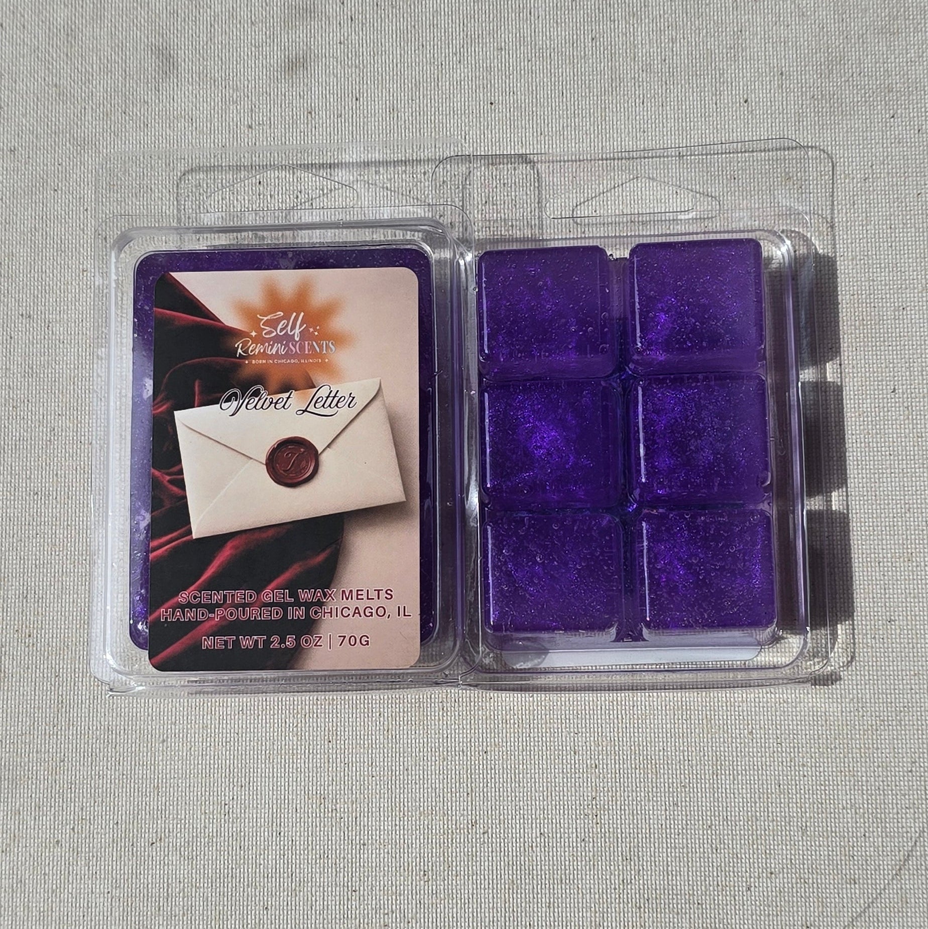 Velvet Letter Gel Wax Melt
